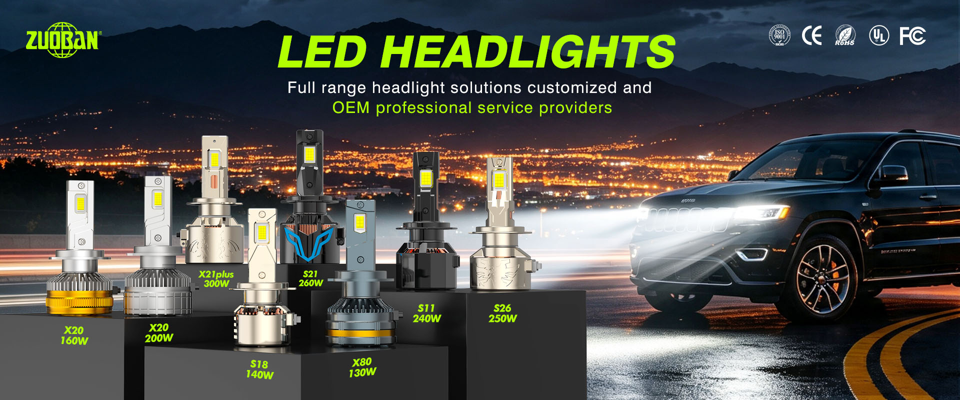 চীন Cur LED Heodlights কারখানা চীন Cur LED Heodlights কারখানা