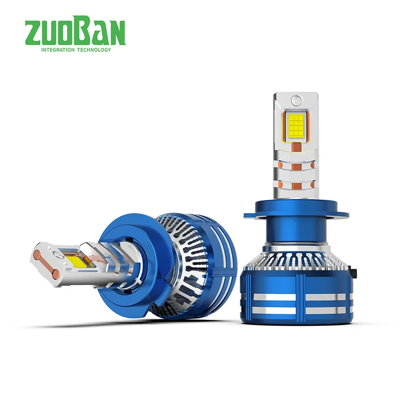 X26 লিকুইড-কুলড 4 কপার টিউব 200W হাই-পাওয়ার অটোমোটিভ LED হেডলাইট